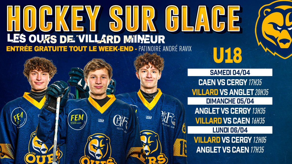 Du hockey tout le week-end de Pâques à Villard