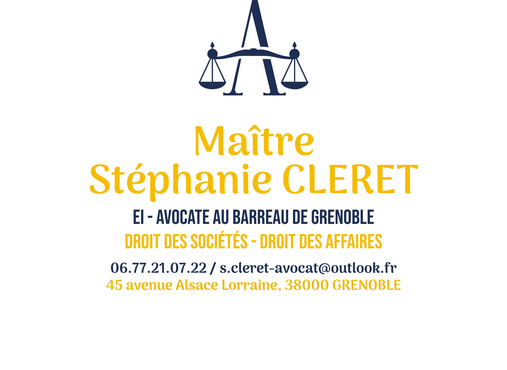 Maître Stéphanie Cleret